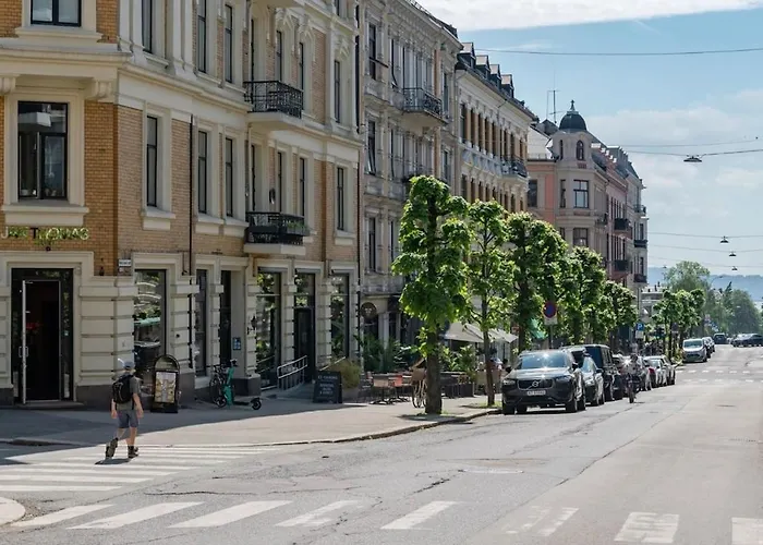 Stylish At Frogner 아파트 *